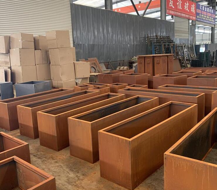 墨脱耐候钢板花箱